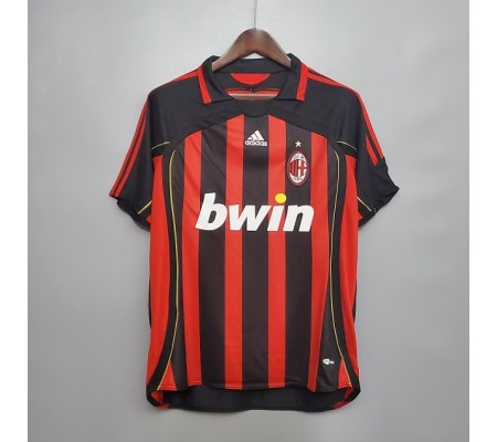 AC Milan 06/07 Home Red&Black Soccer Jersey